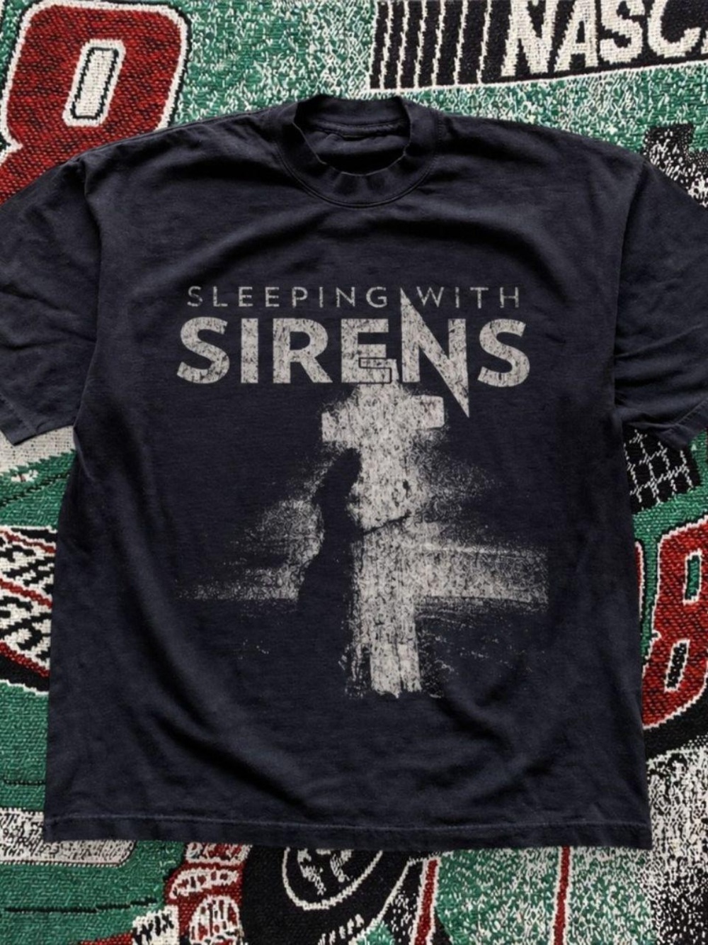 Gildan Black Sleeping With Sirens Graphic Tee